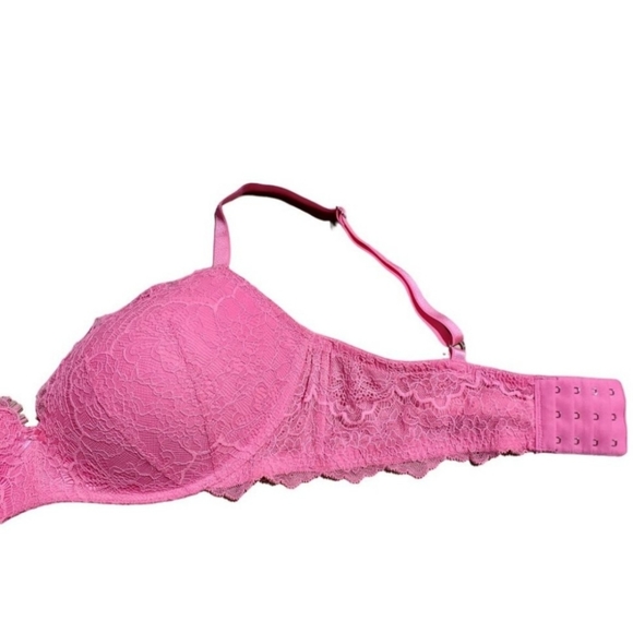 NWT Victoria's Secret Dream Angels Full Coverage No Wire Lace Bra Pink Berry 38D - Picture 6 of 13